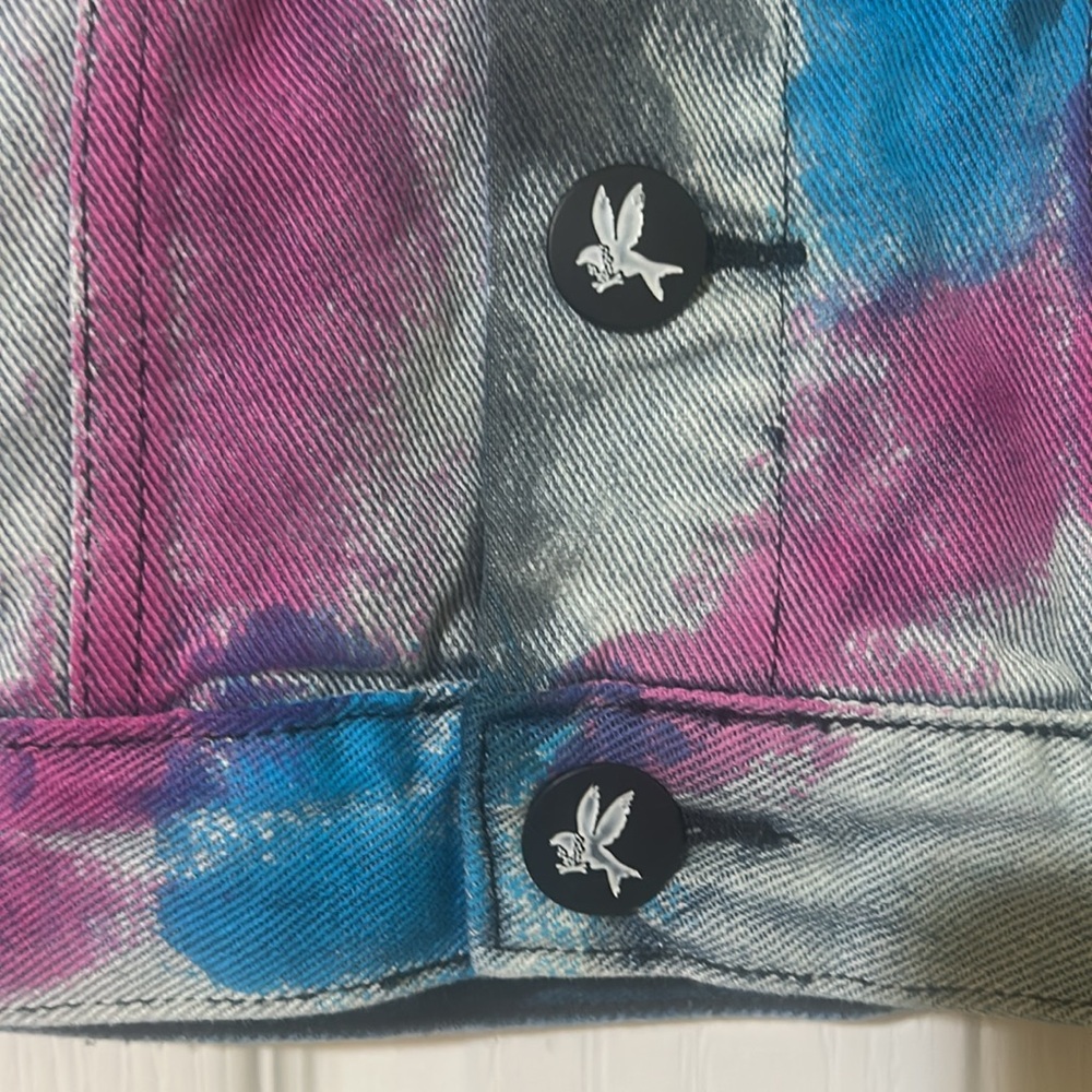 One Teaspoon Colorful Denim Jacket - Picture 4 of 6
